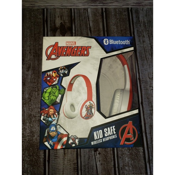 Avengers Headphones Kid Safe Volume Limiting Bluetooth Wireless - Picture 5 of 6